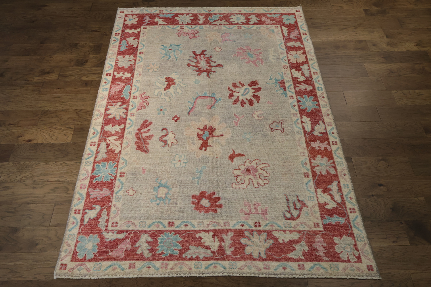 Geometric Authentic Oushak Turkish Oriental Area Rug 6x9