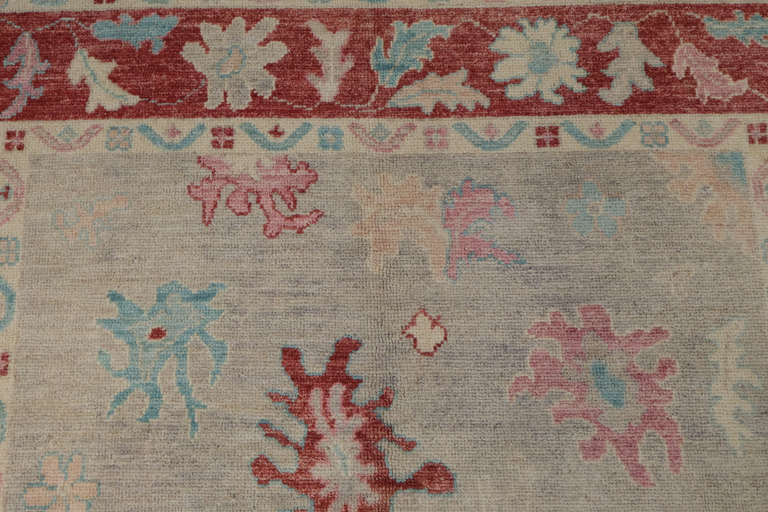 Geometric Authentic Oushak Turkish Oriental Area Rug 6x9