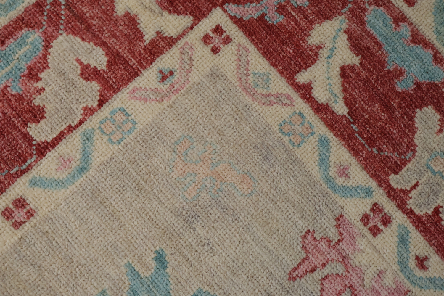 Geometric Authentic Oushak Turkish Oriental Area Rug 6x9
