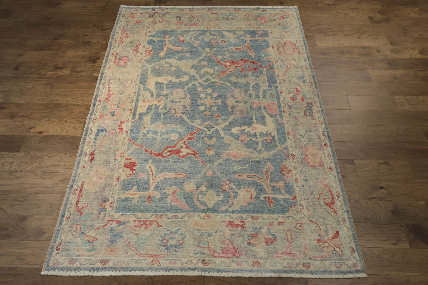 Floral Authentic Oushak Turkish Oriental Area Rug 6x9