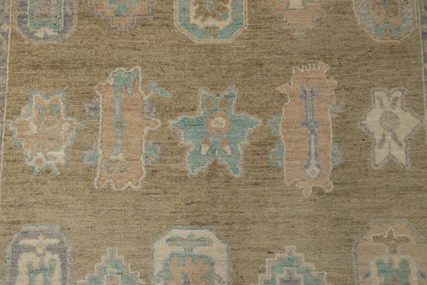 Geometric Authentic Oushak Turkish Oriental Area Rug 6x9