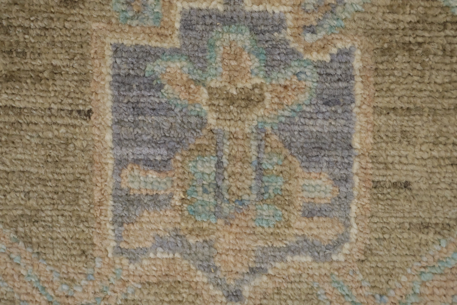 Geometric Authentic Oushak Turkish Oriental Area Rug 6x9