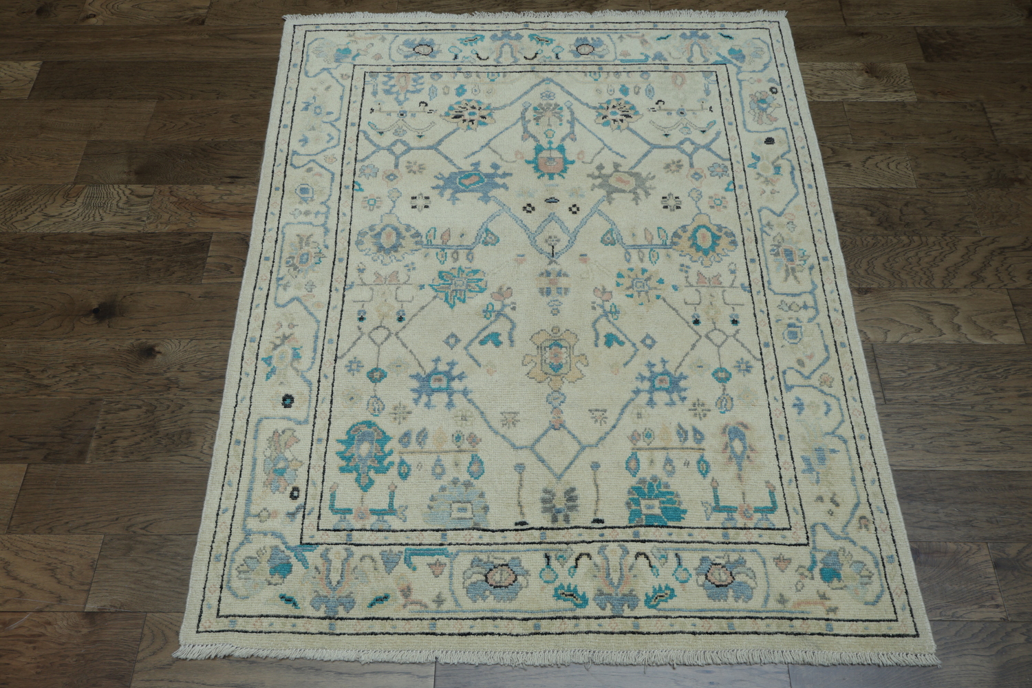 Geometric All Over Oushak Oriental Area Rug 5x6