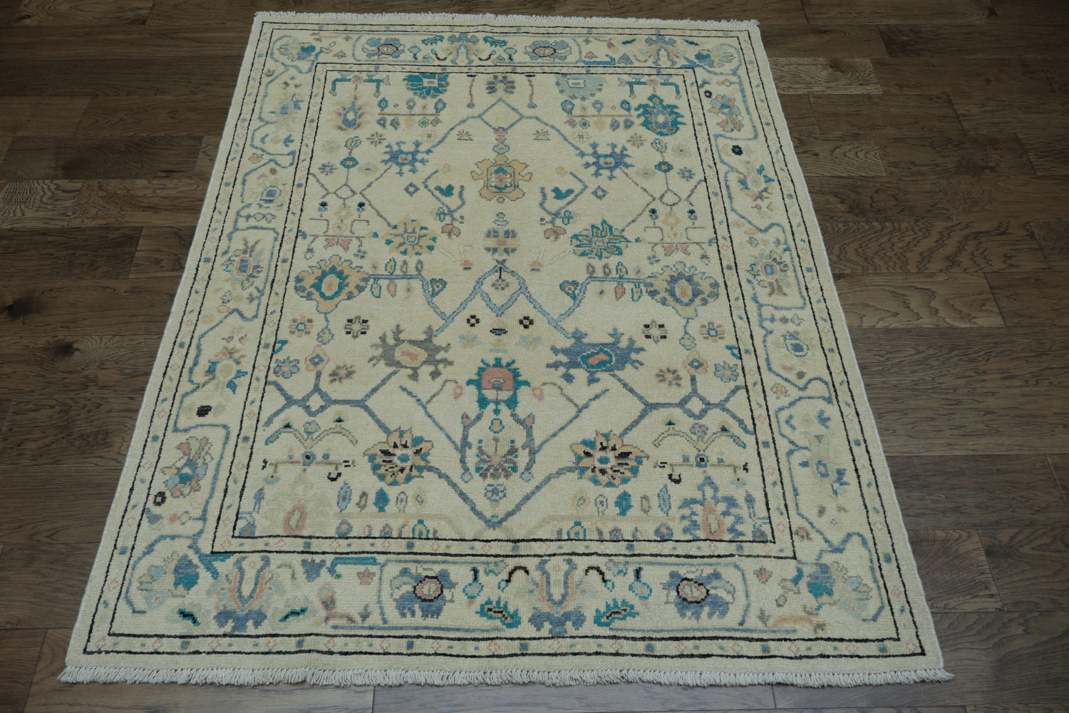 Geometric All Over Oushak Oriental Area Rug 5x6