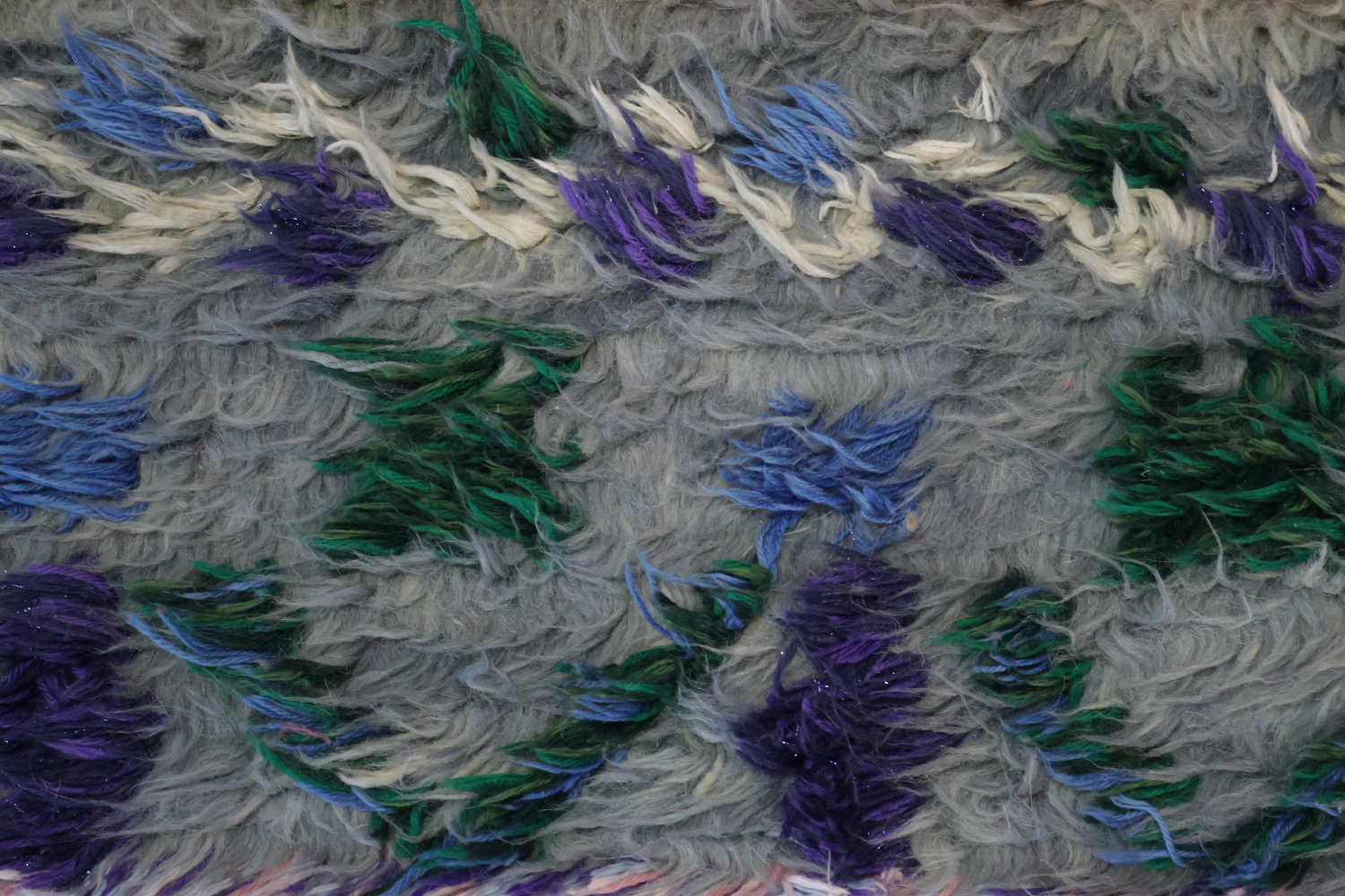 Abstract Moroccan Oriental Wool Rug 6x10