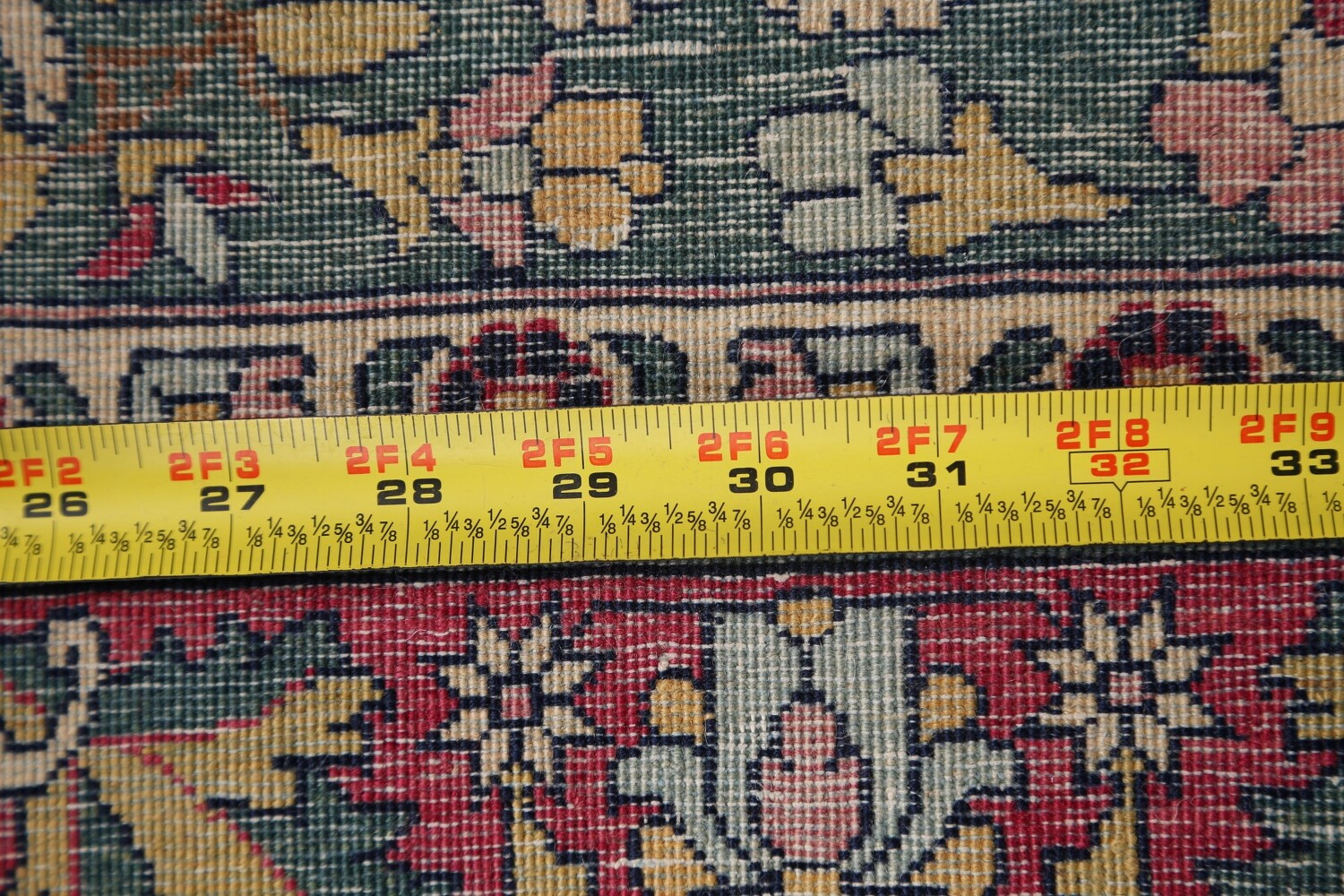 Antique Silk Vegetable Dye Tehran Persian Area Rug 11x14