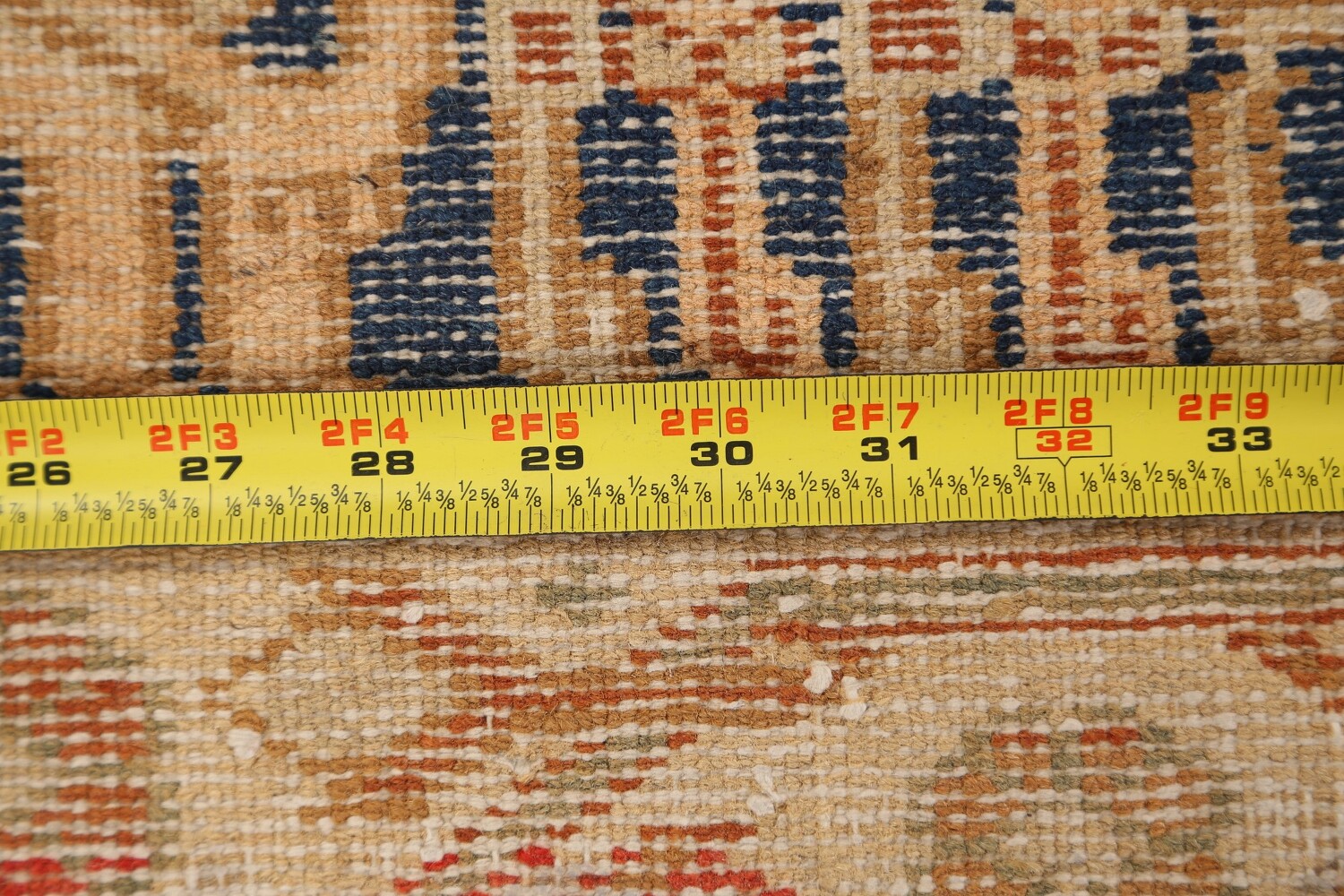 Antique 100% Vegetable Dye Ziegler Sultanabad Persian Area Rug 9x11