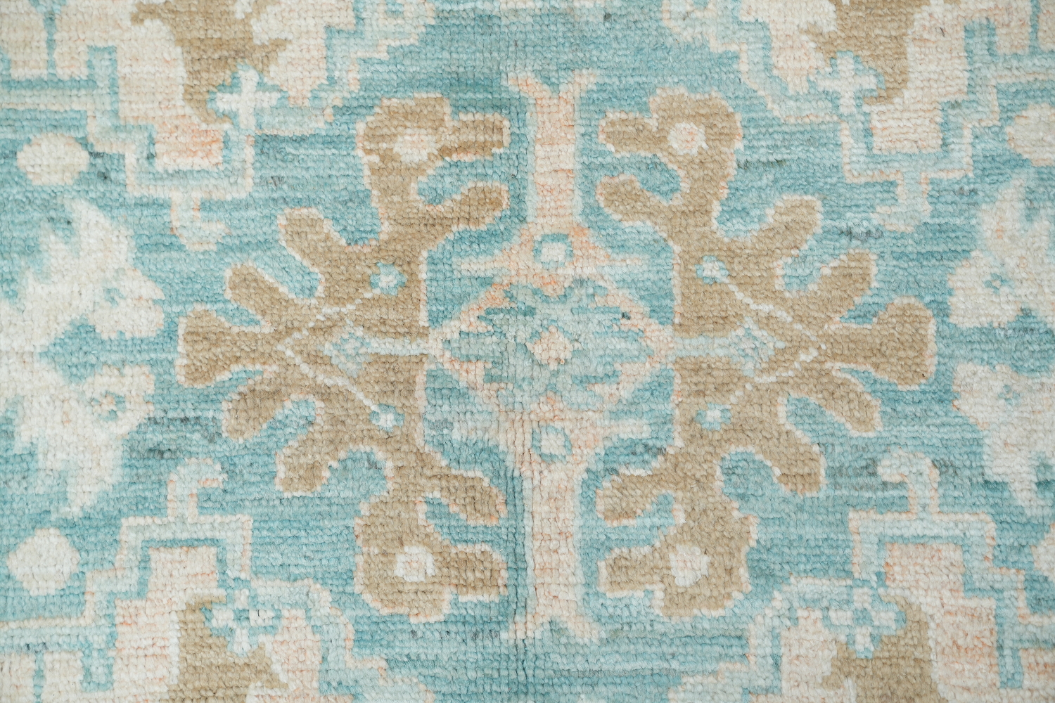 Geometric Authentic Oushak Turkish Oriental Area Rug 9x12