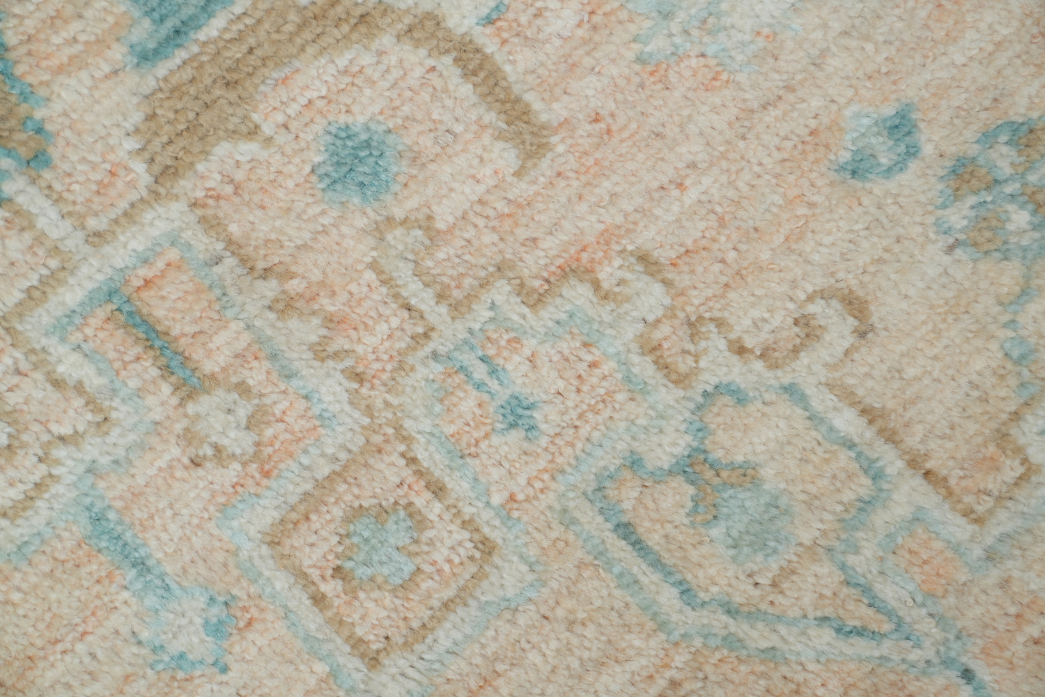 Geometric Authentic Oushak Turkish Oriental Area Rug 9x12