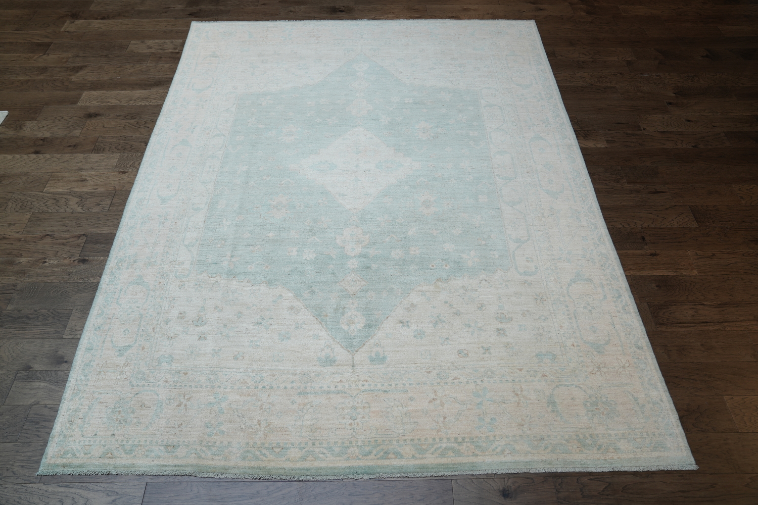 Muted Authentic Oushak Turkish Oriental Area Rug 9x12
