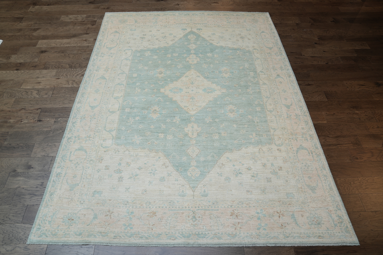 Muted Authentic Oushak Turkish Oriental Area Rug 9x12