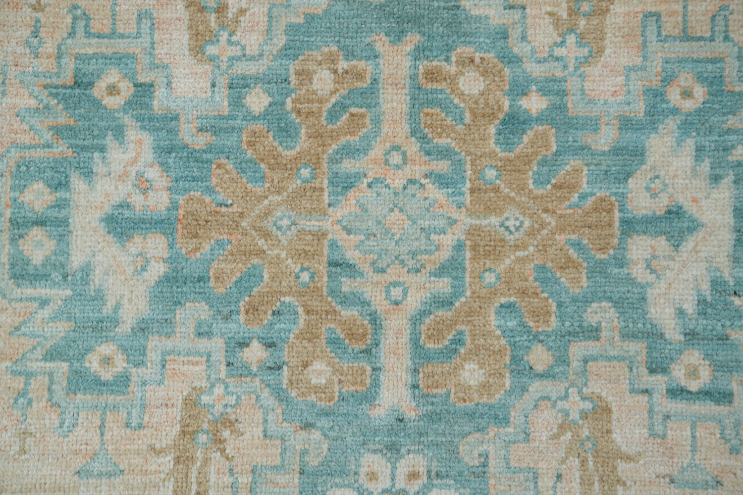 Geometric Authentic Oushak Turkish Oriental Area Rug 9x12