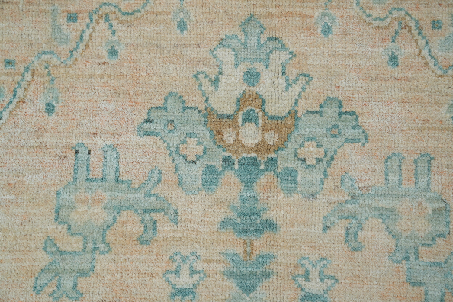 Geometric Authentic Oushak Turkish Oriental Area Rug 9x12
