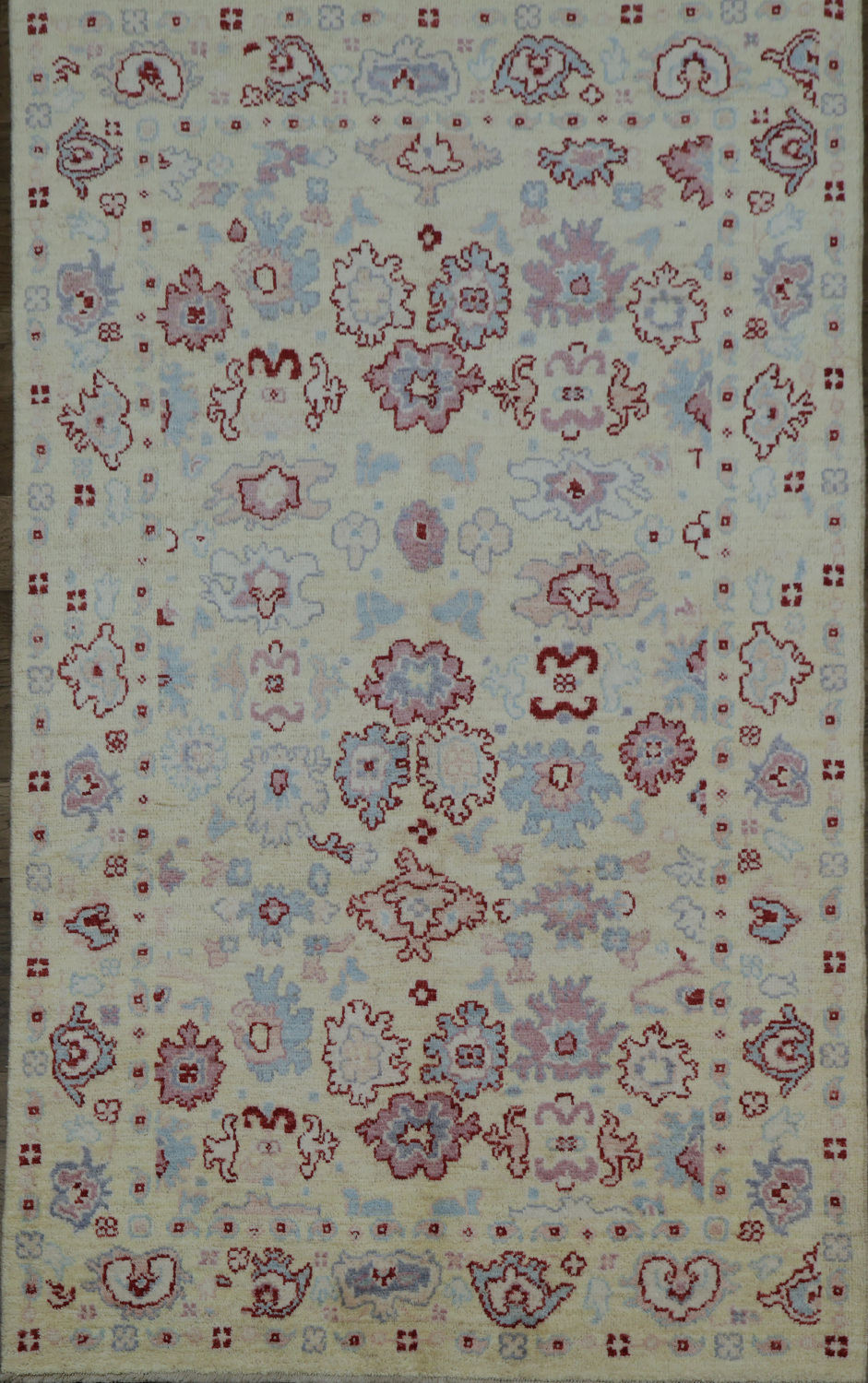 Geometric Authentic Oushak Turkish Oriental Area Rug 5x8