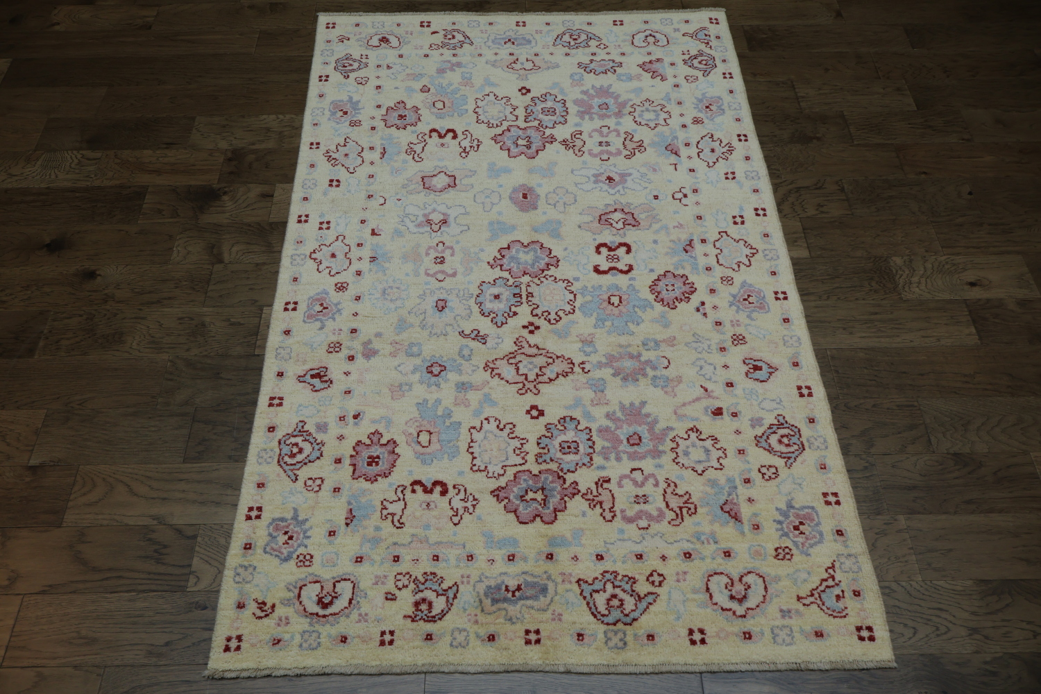 Geometric Authentic Oushak Turkish Oriental Area Rug 5x8