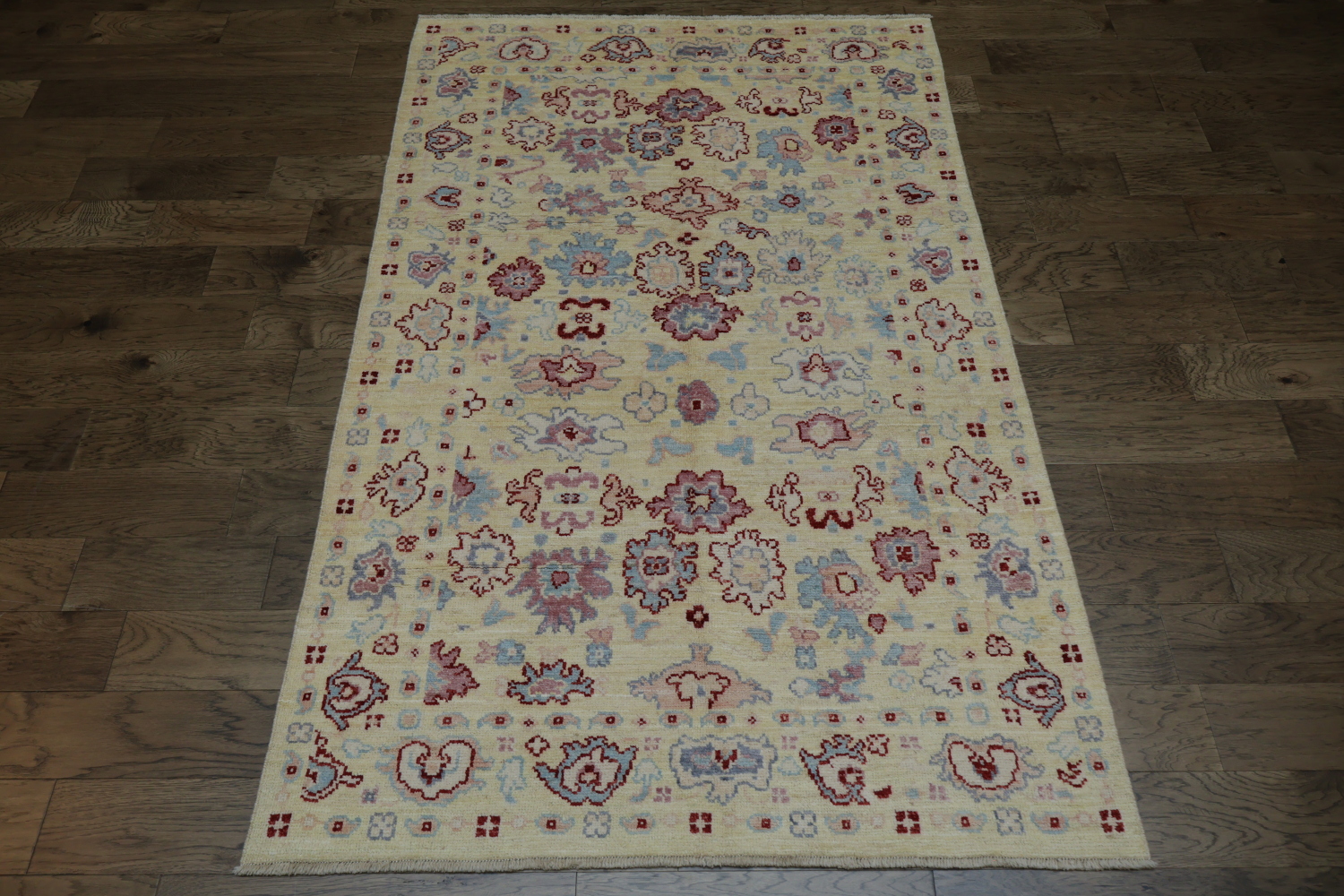 Geometric Authentic Oushak Turkish Oriental Area Rug 5x8