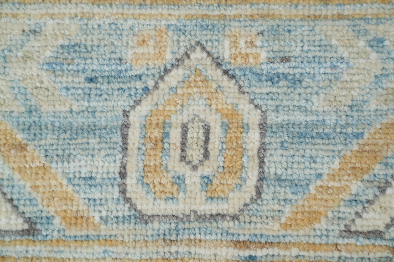 Vegetables Dye Geometric Khotan Oriental Area Rug 9x12