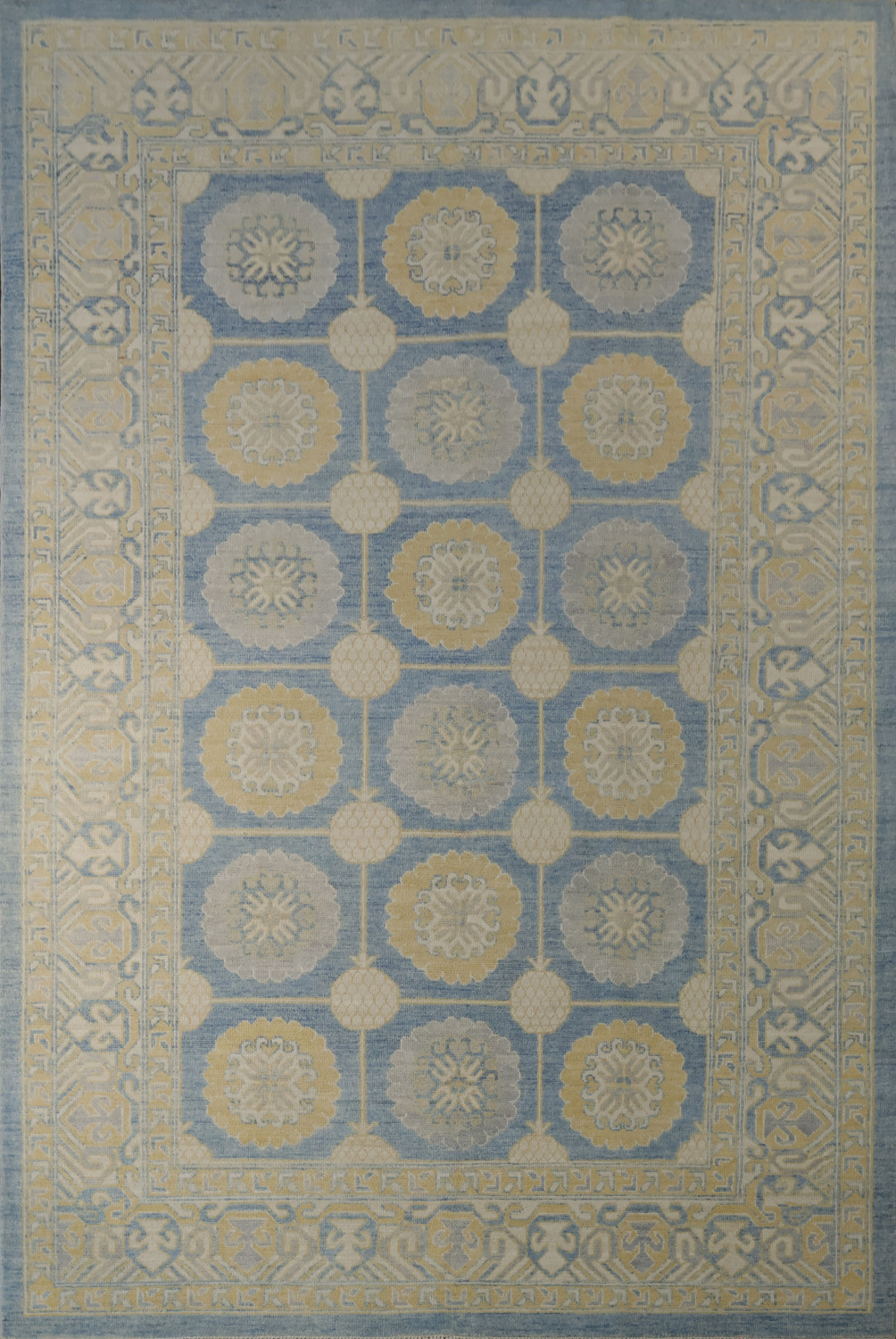 100% Vegetable Dye Khotan Oriental Area Rug 6x9