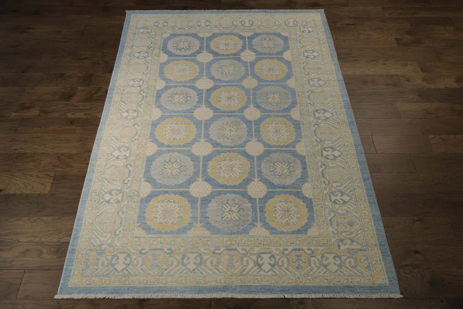 100% Vegetable Dye Khotan Oriental Area Rug 6x9