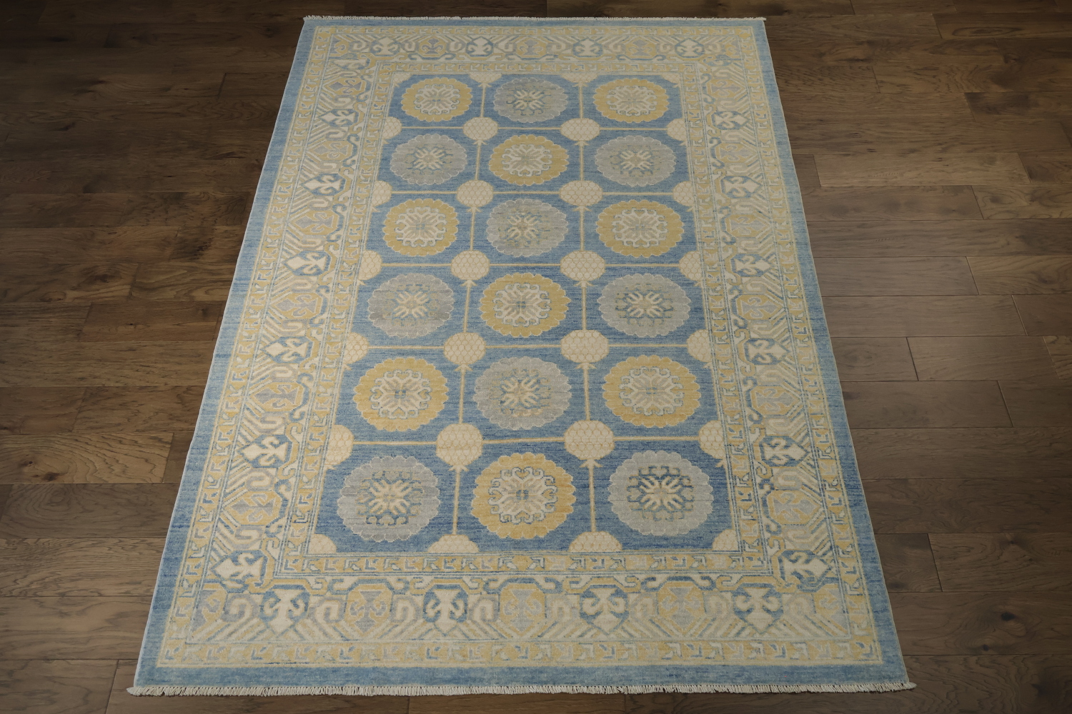 100% Vegetable Dye Khotan Oriental Area Rug 6x9