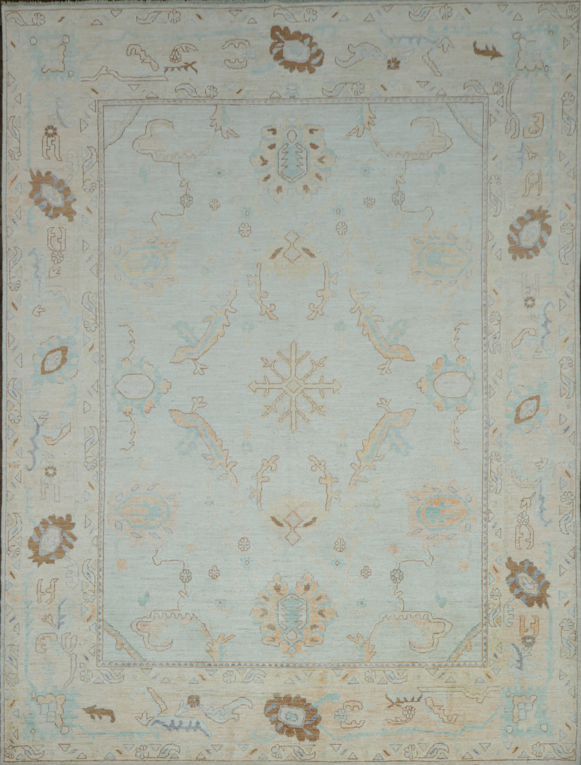 100% Vegetable Dye Khotan Oriental Area Rug 9x12