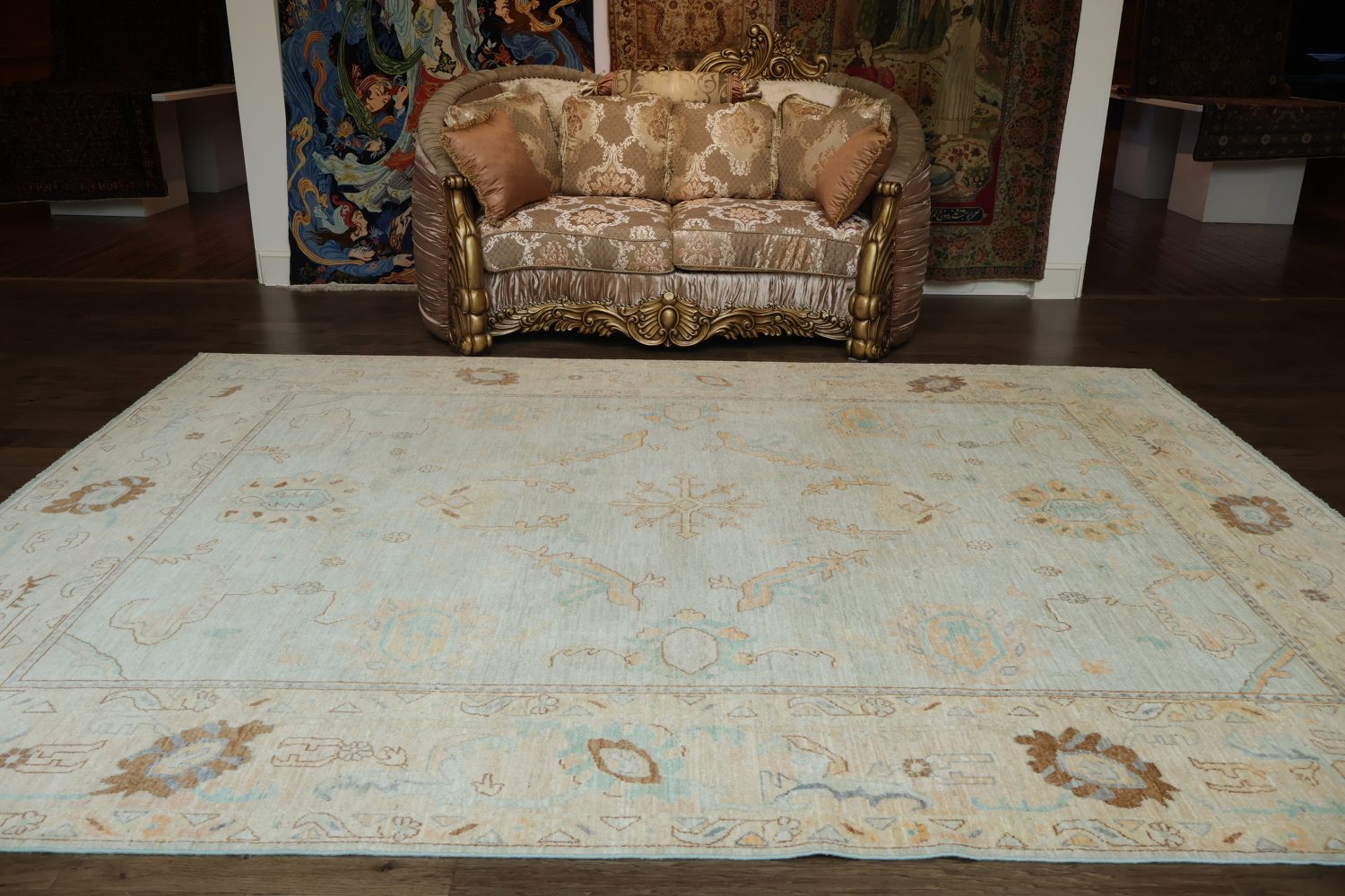 100% Vegetable Dye Khotan Oriental Area Rug 9x12