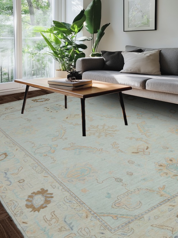 100% Vegetable Dye Khotan Oriental Area Rug 9x12