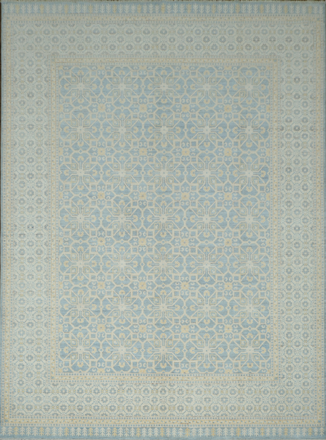 100% Vegetable Dye Khotan Oriental Area Rug 9x12