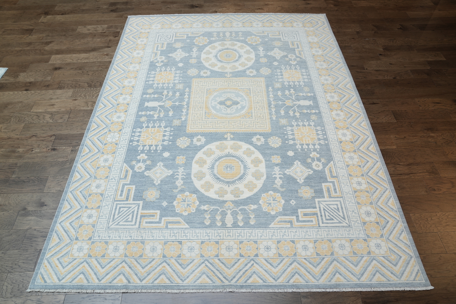 100% Vegetable Dye Khotan Oriental Area Rug 9x12