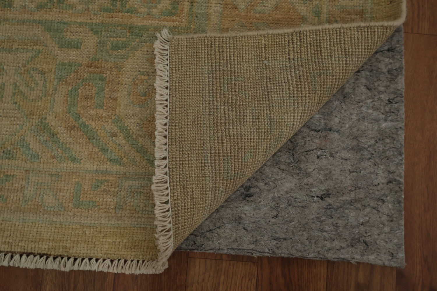 Artisan Crafted Khotan Vegetable Dye Area Rug 9x12 with a Modern Twist