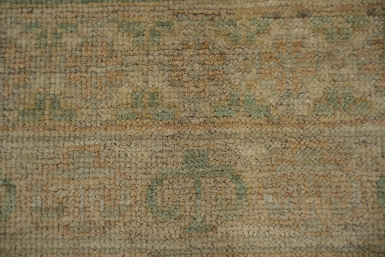 Artisan Crafted Khotan Vegetable Dye Area Rug 9x12 with a Modern Twist