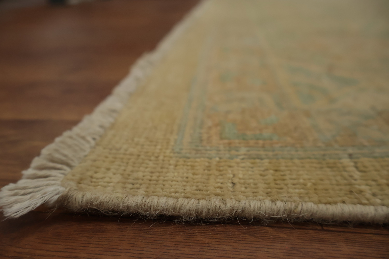 Artisan Crafted Khotan Vegetable Dye Area Rug 9x12 with a Modern Twist