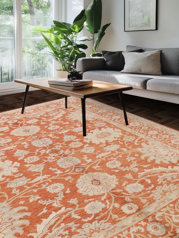 100% Vegetable Dye Khotan Oriental Area Rug 9x10