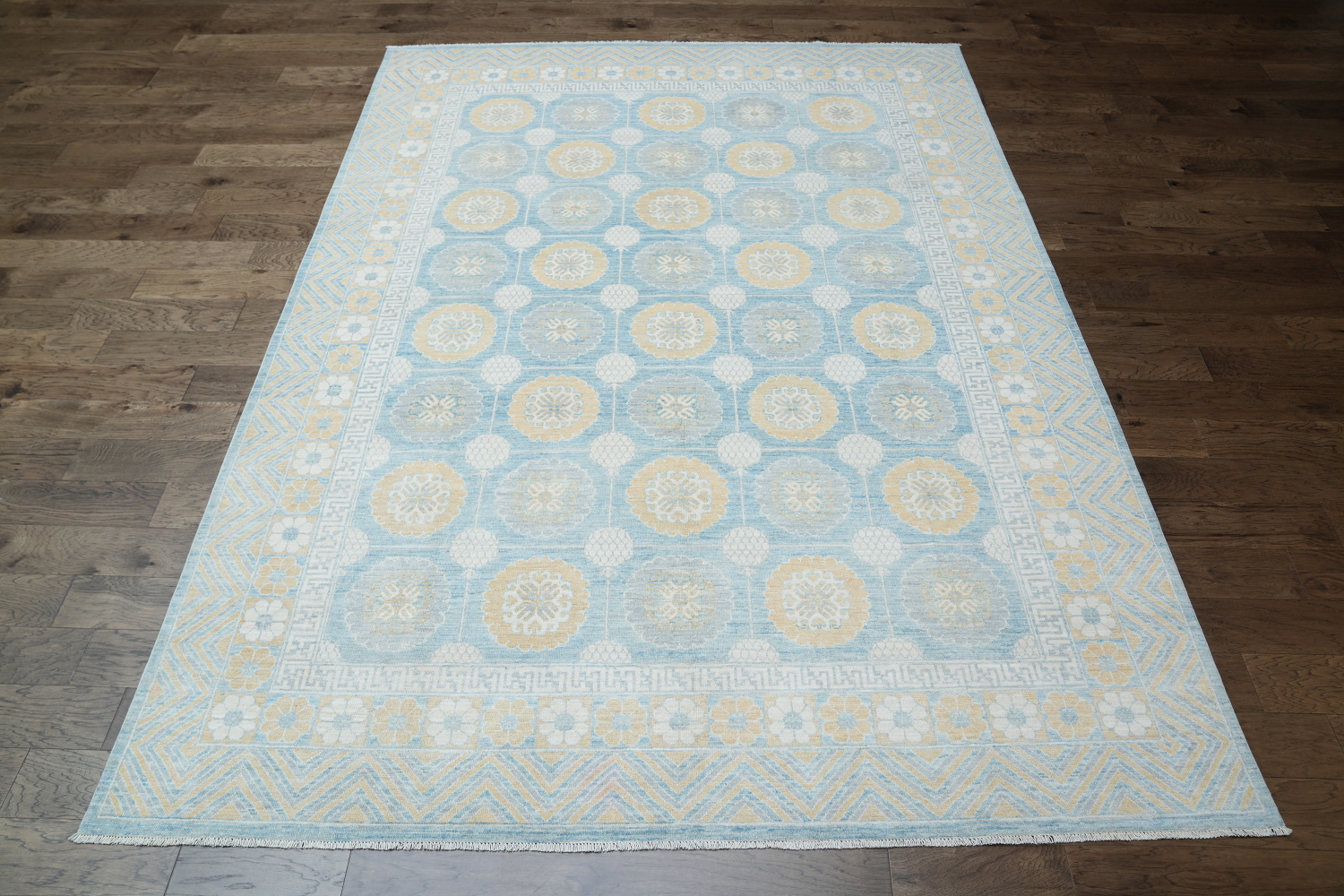Premium Quality Vegetable Dye Khotan Oriental Area Rug 9x12
