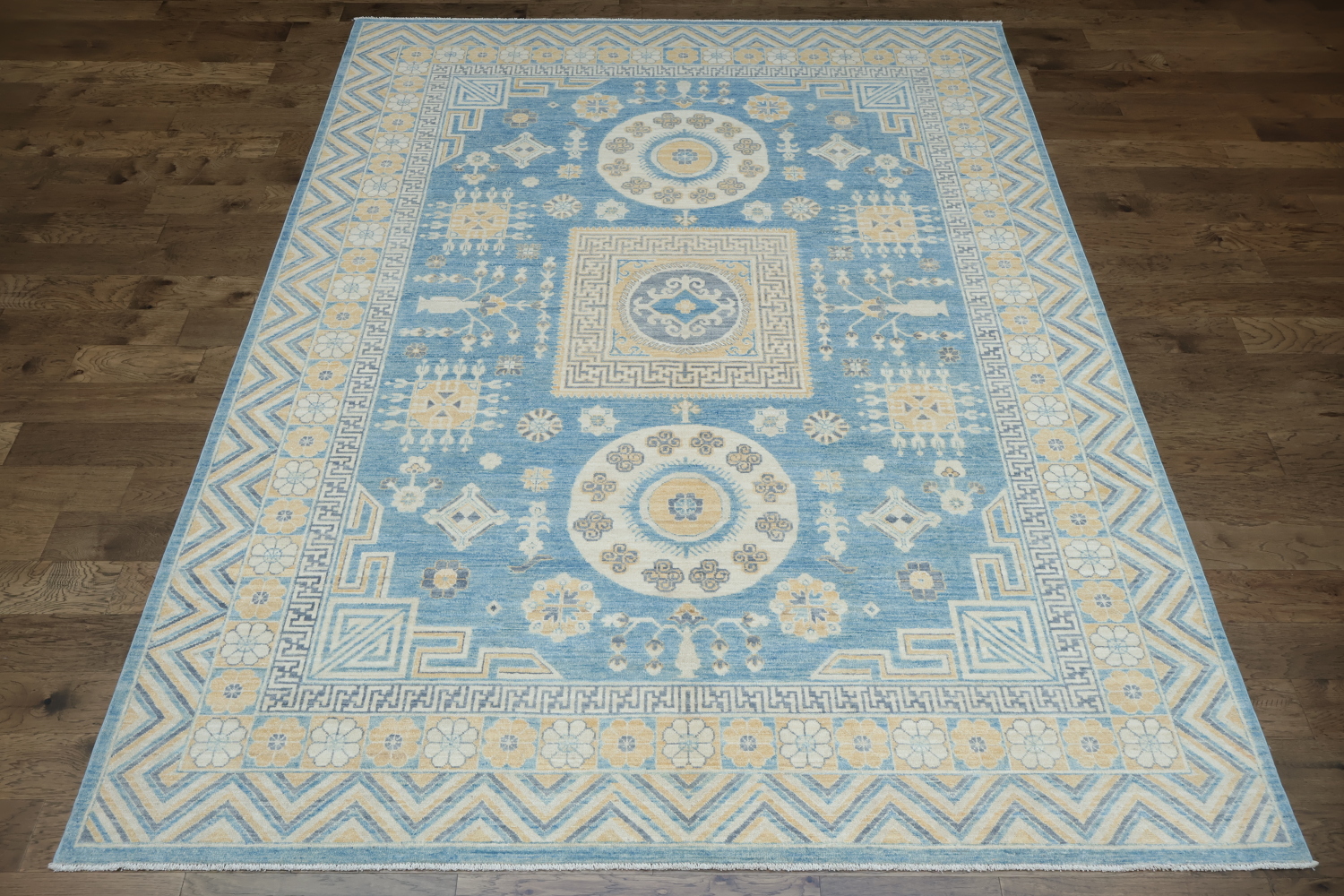 100% Vegetable Dye Khotan Oriental Area Rug 9x12