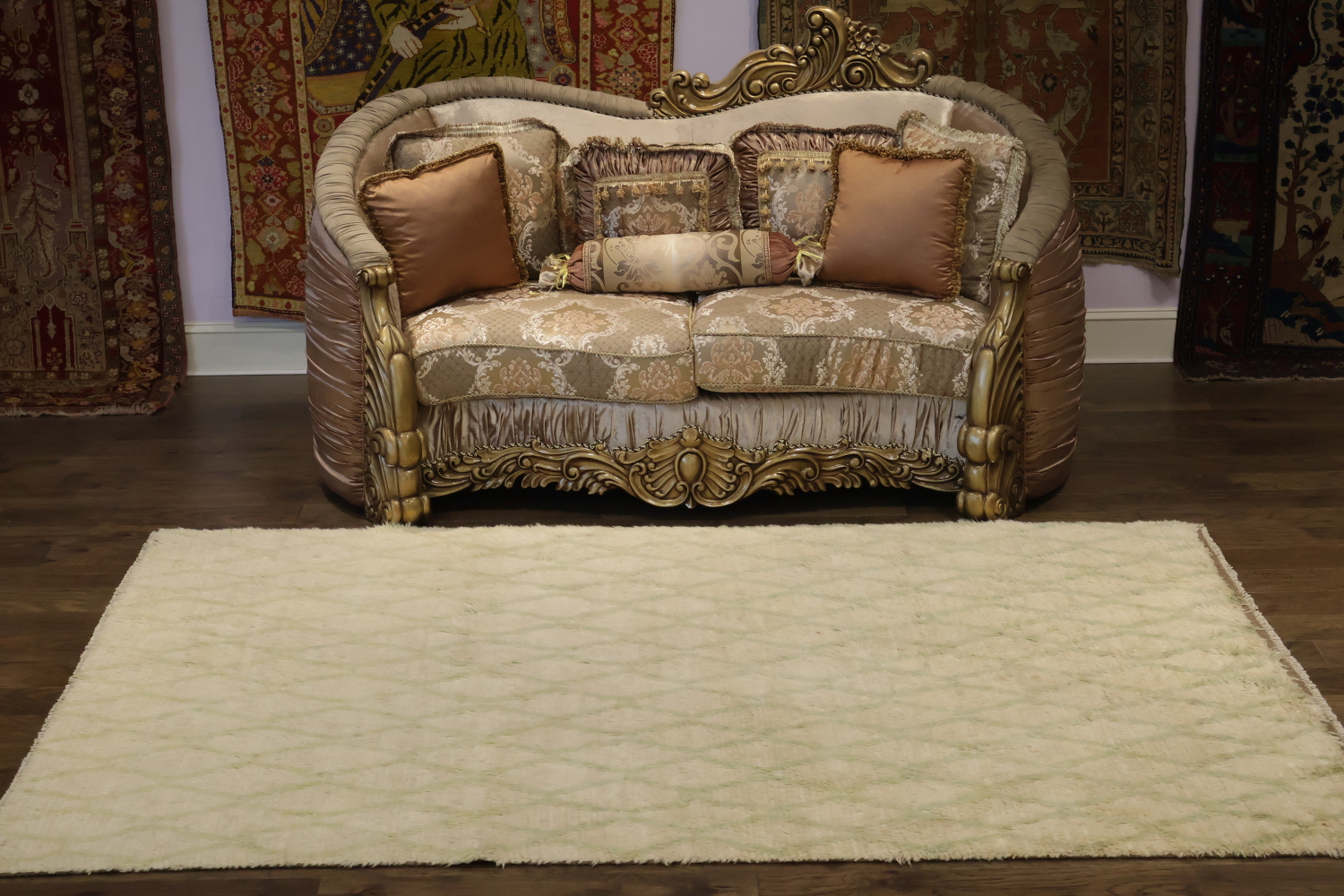 Trellis Moroccan Oriental Area Rug 7x9