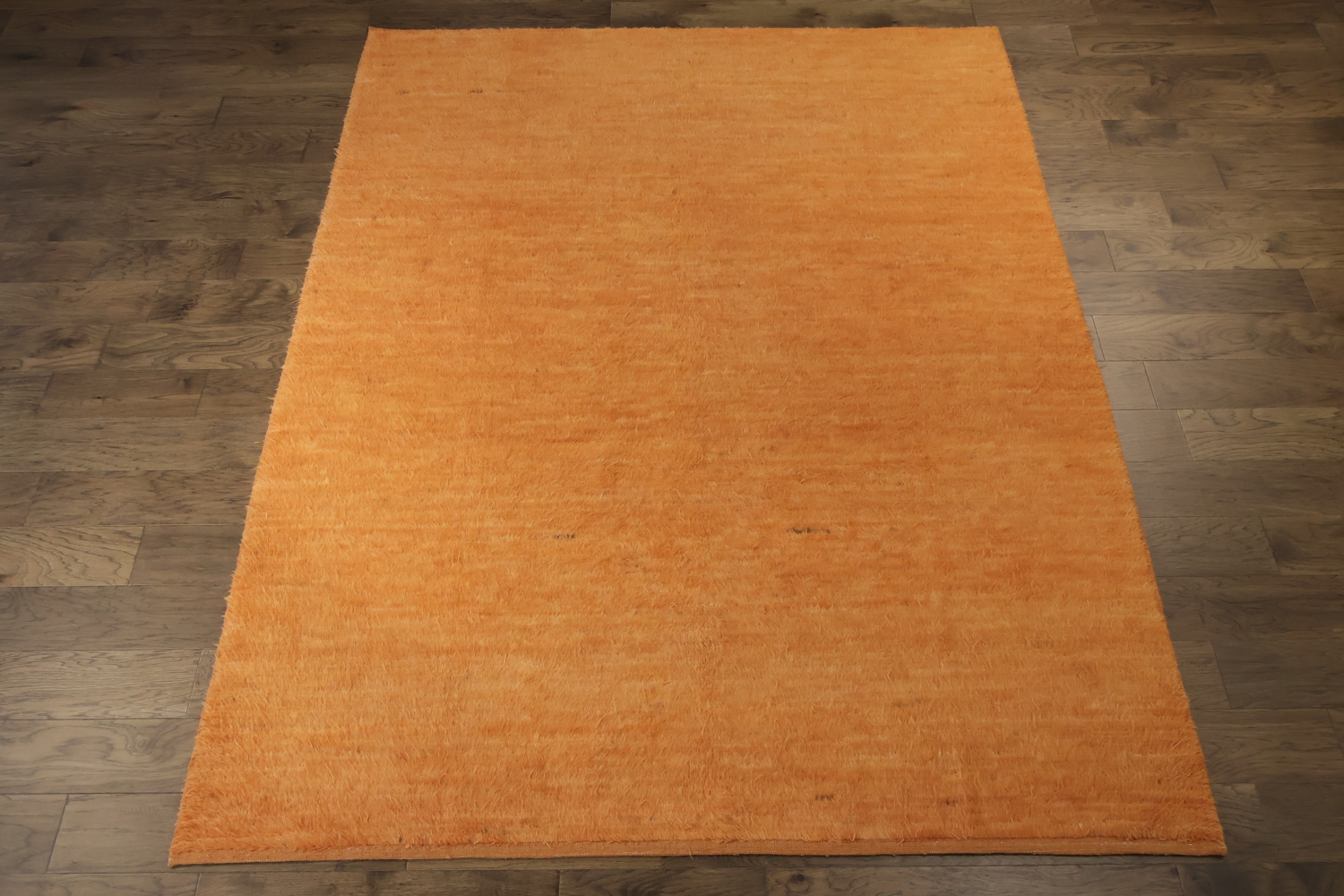Solid Moroccan Oriental Area Rug 7x9