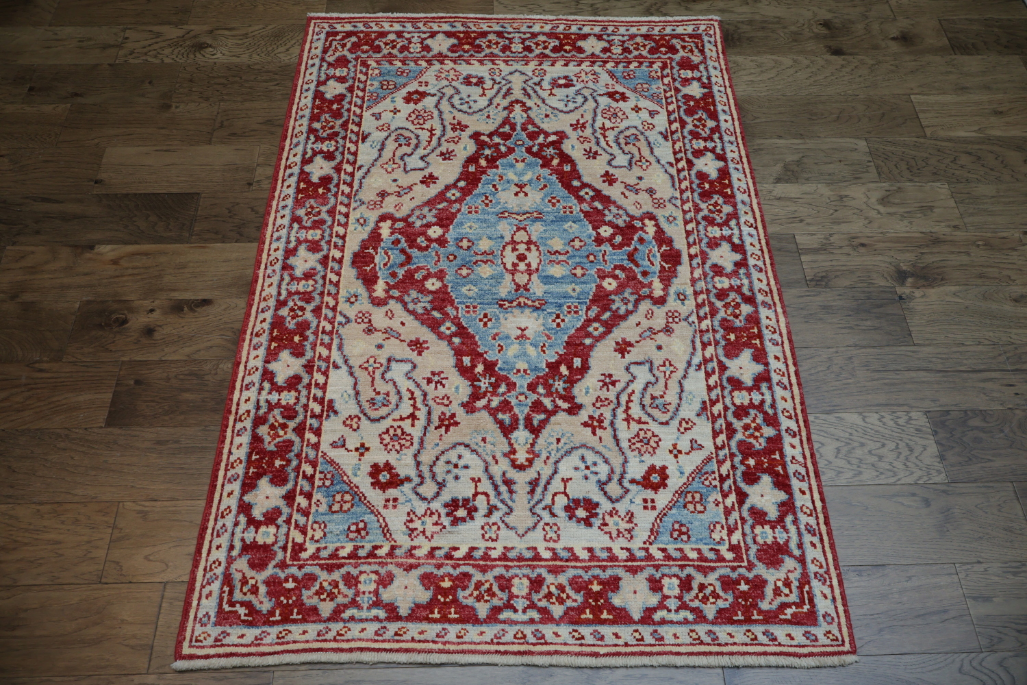 100% Vegetable Dye Oushak Oriental Area Rug 4x6