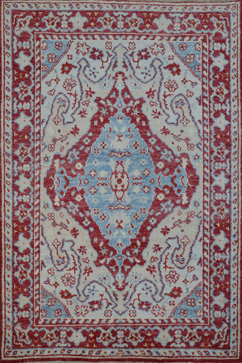 100% Vegetable Dye Oushak Oriental Area Rug 4x6