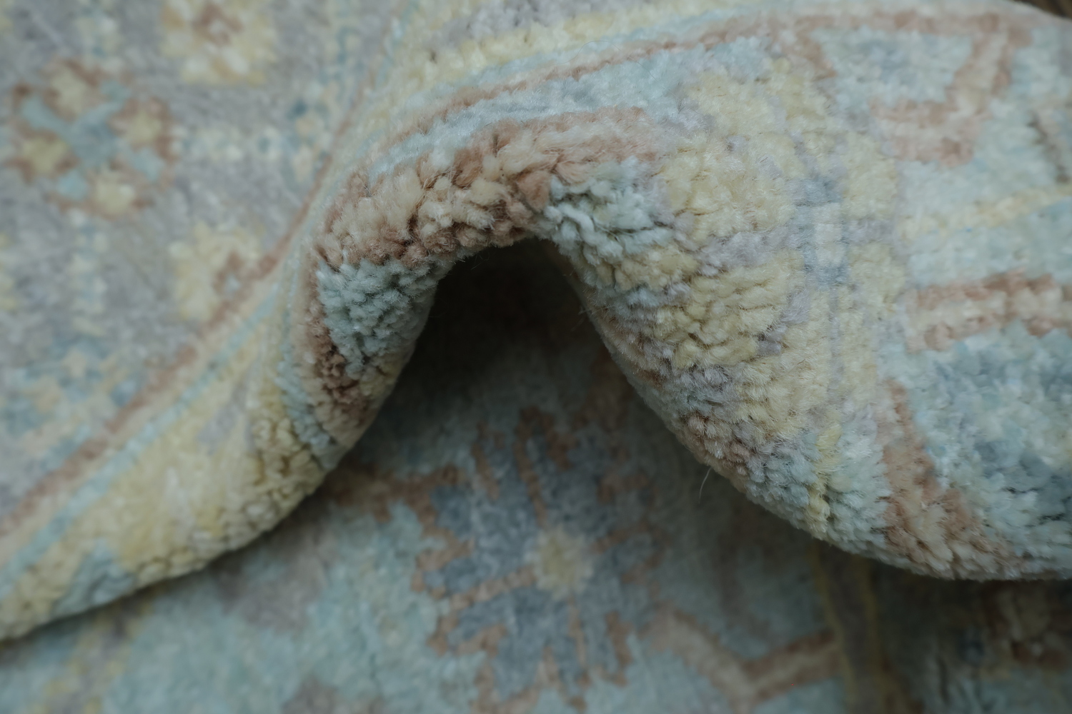 100% Vegetable Dye Oushak Oriental Area Rug 4x6