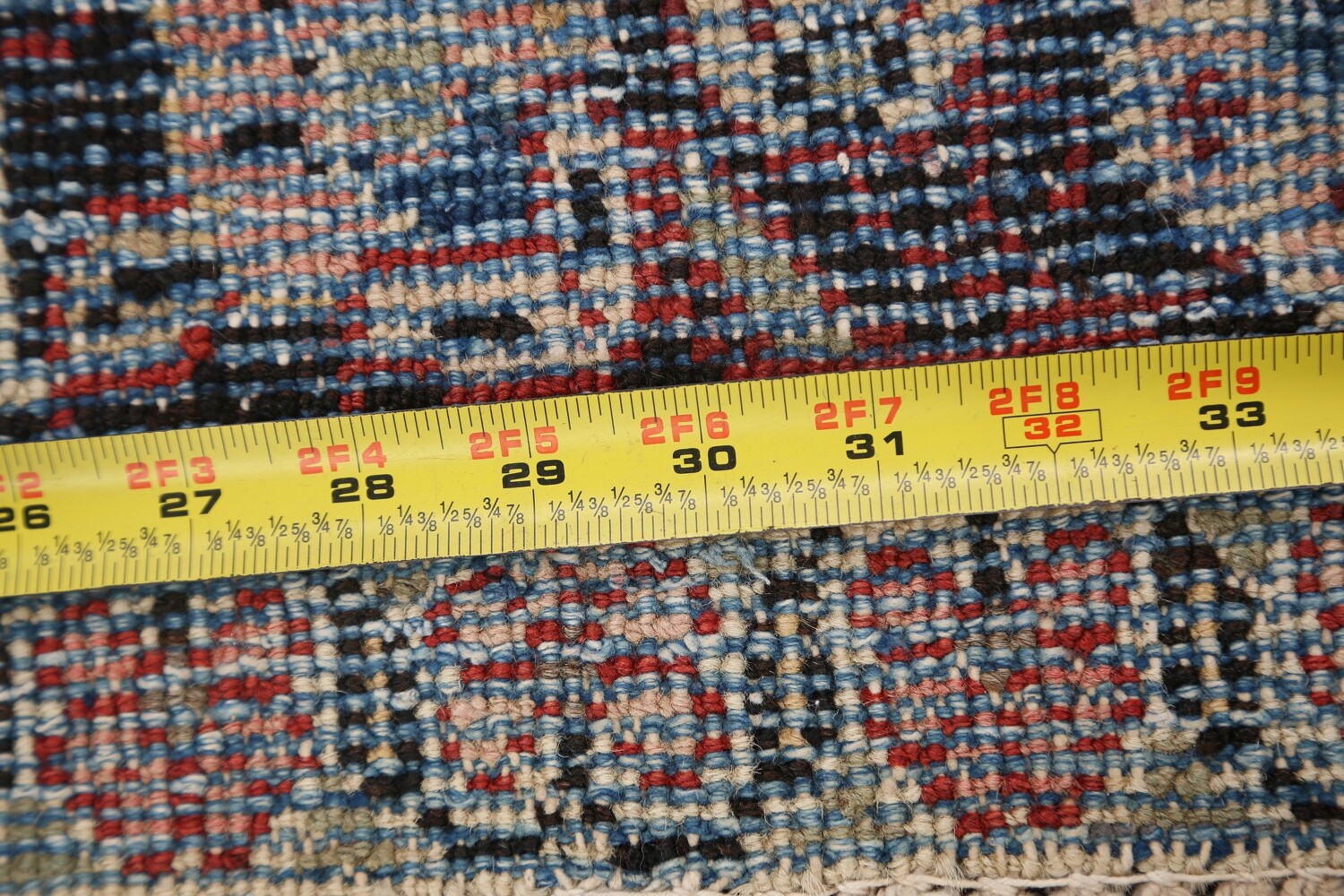 Pre-1900 Antique Floral Mahal Persian Area Rug 4x6