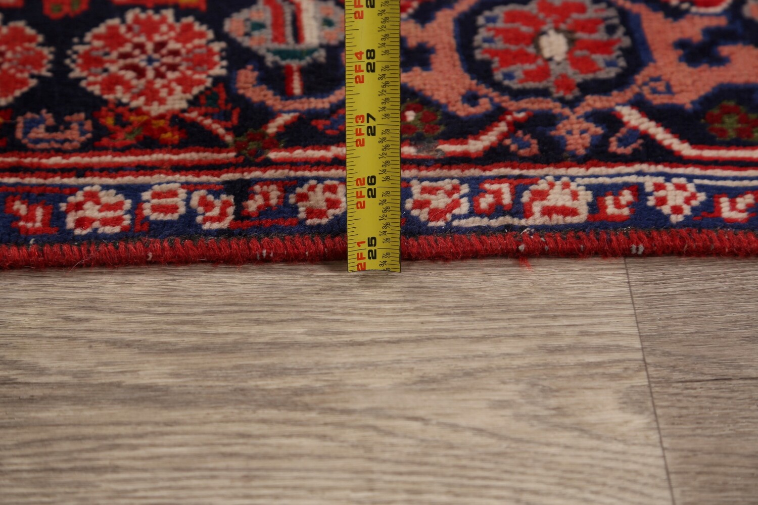 Antique 100% Vegetable Dye Heriz Serapi Persian Area Rug 5x6