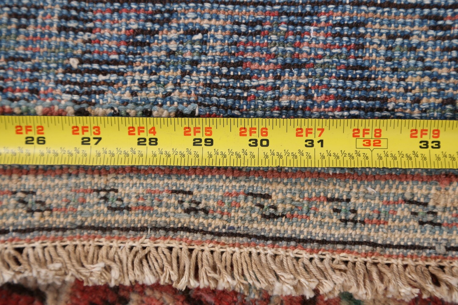 Antique Geometric Mahal Persian Area Rug 4x7