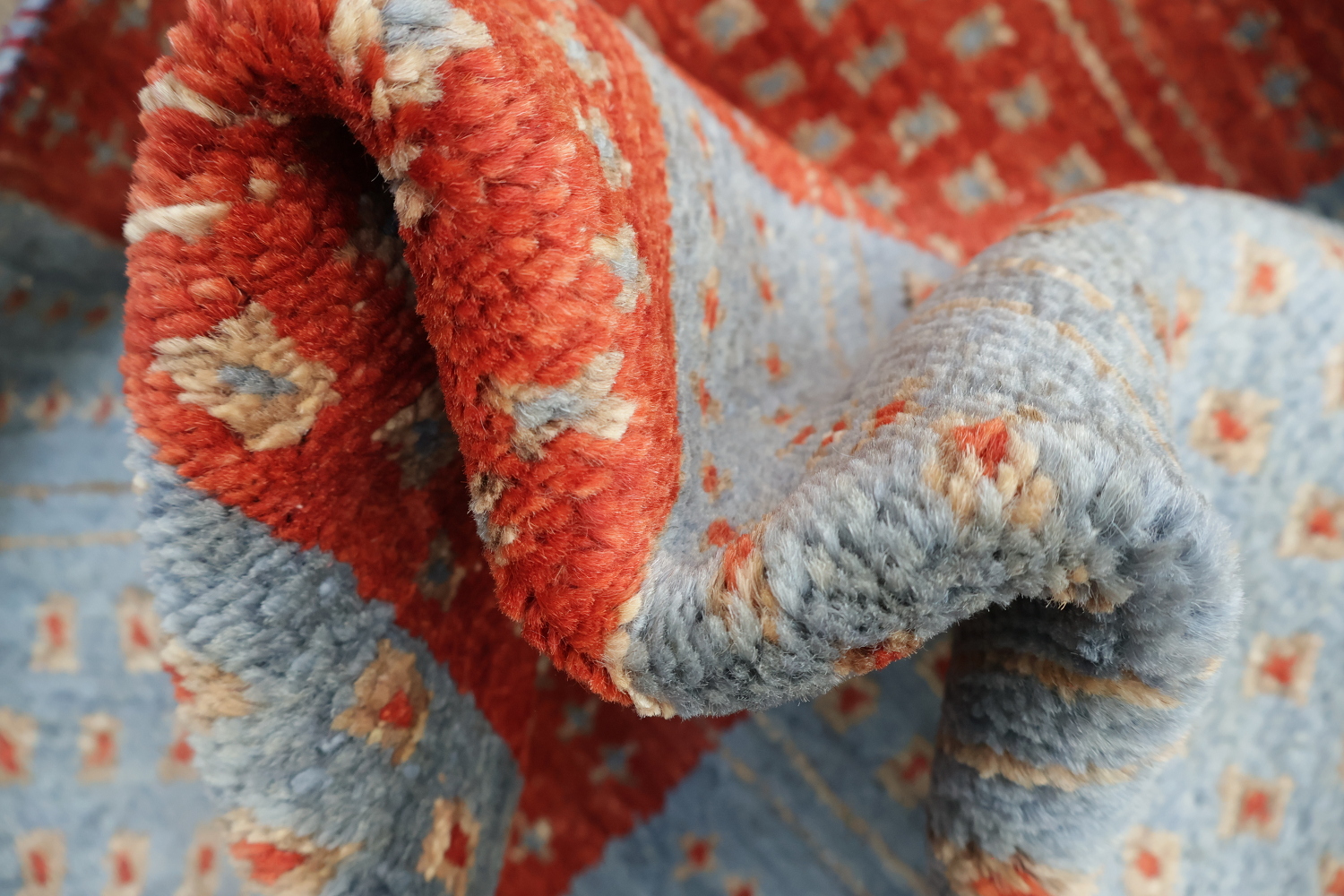 Checkered Gabbeh Kashkoli Oriental Area Rug 8x11