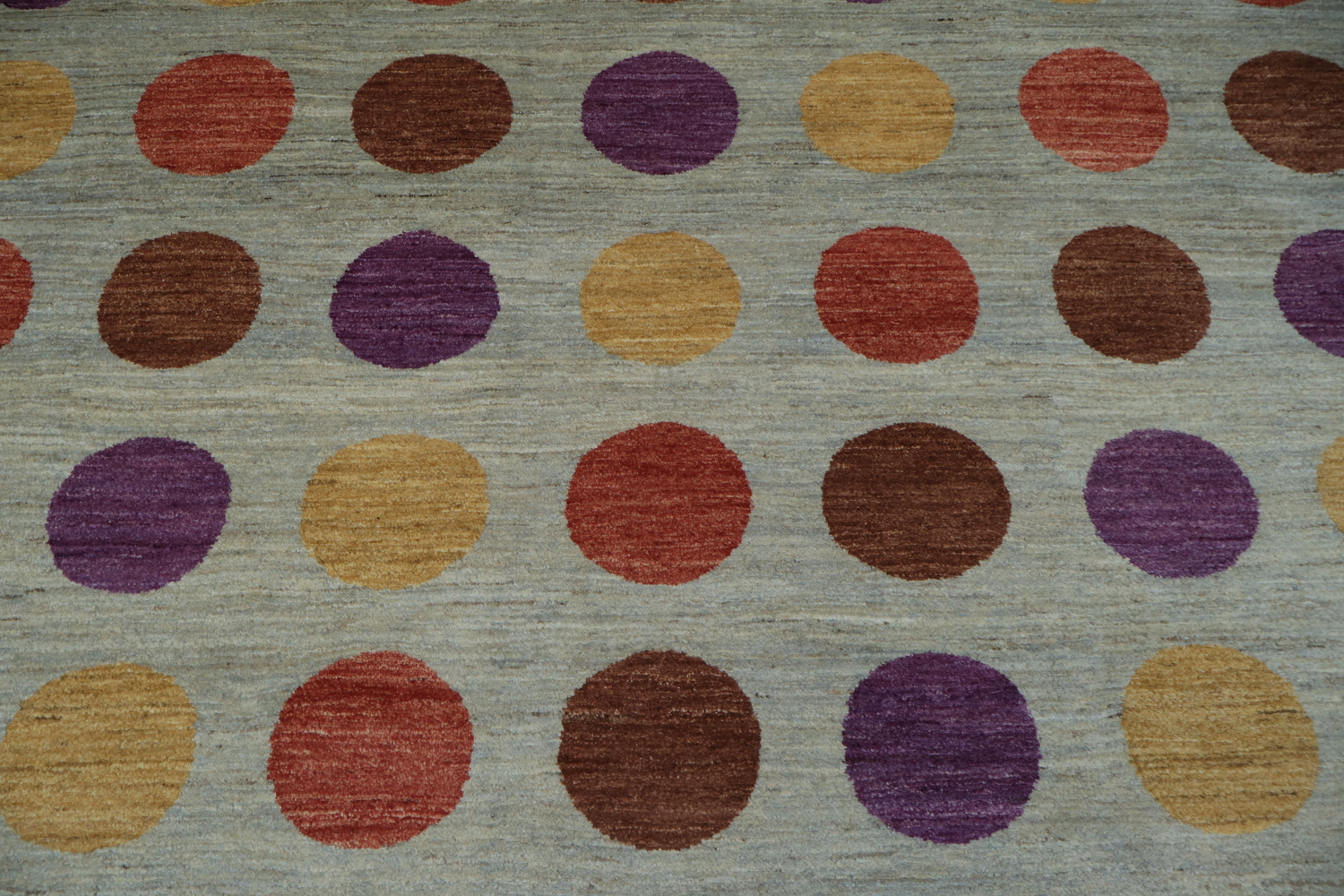 Polka Dot Gabbeh Kashkoli Oriental Area Rug 8x10