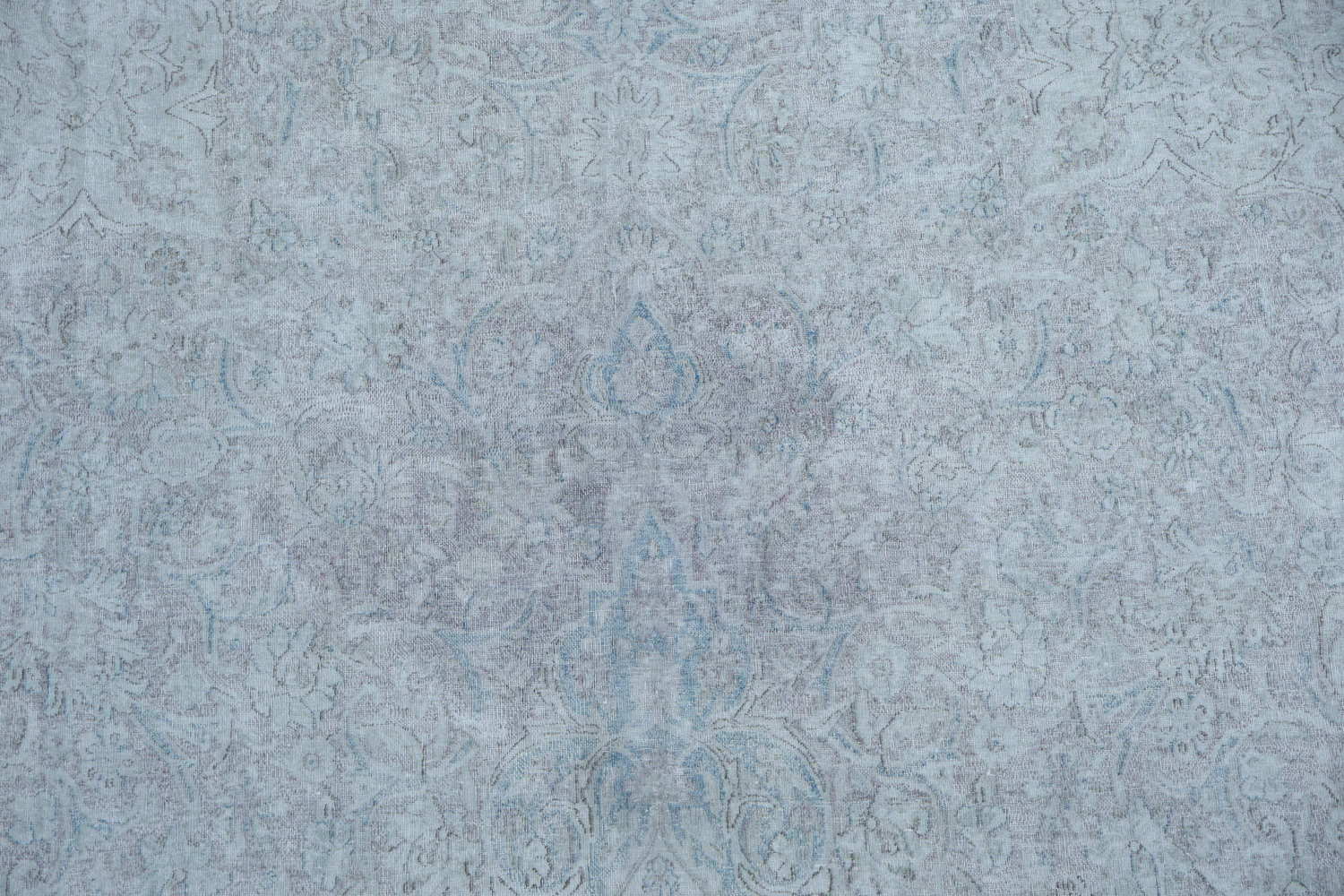 Muted Distressed Kerman Persian Area Rug 8x11