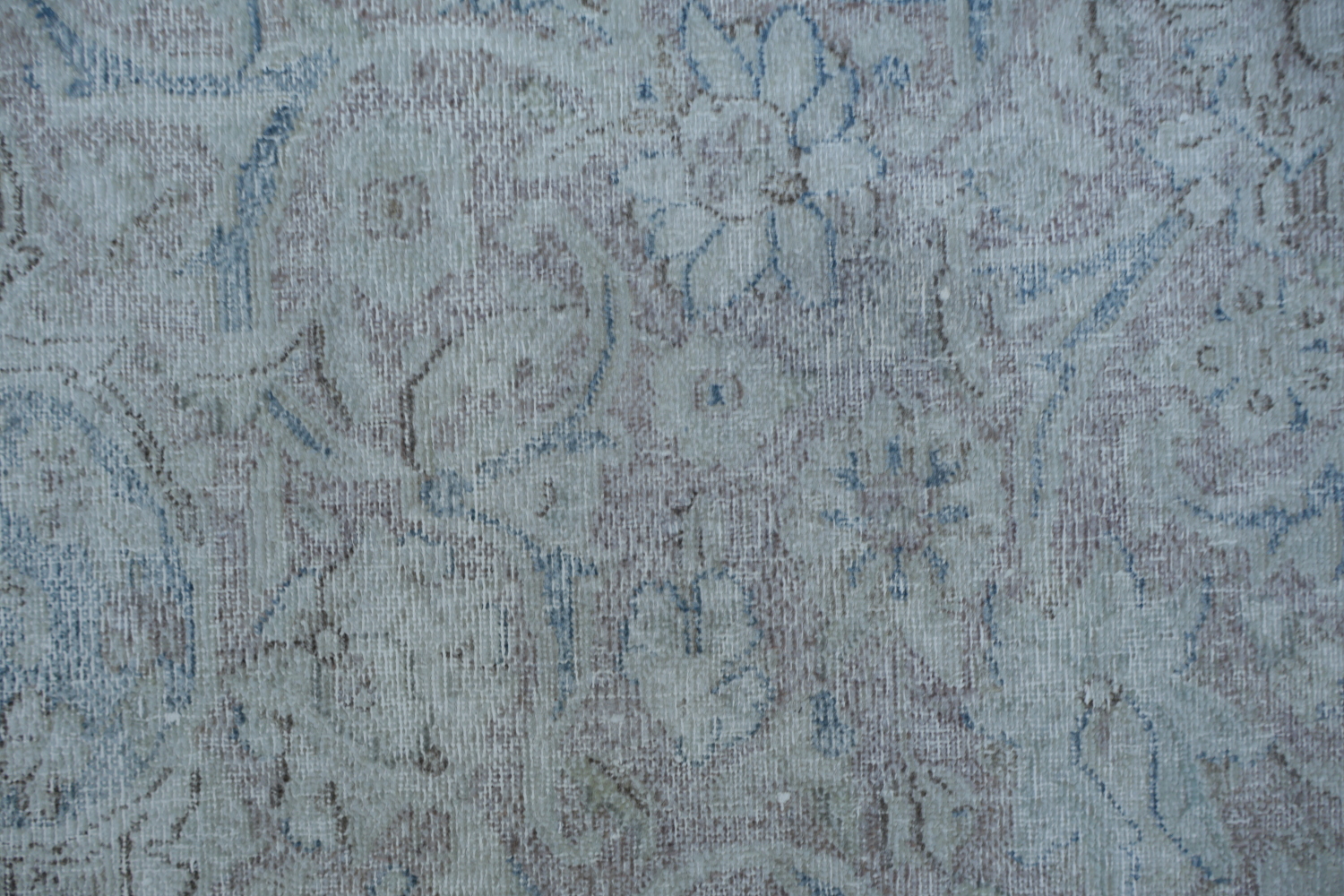 Muted Distressed Kerman Persian Area Rug 8x11