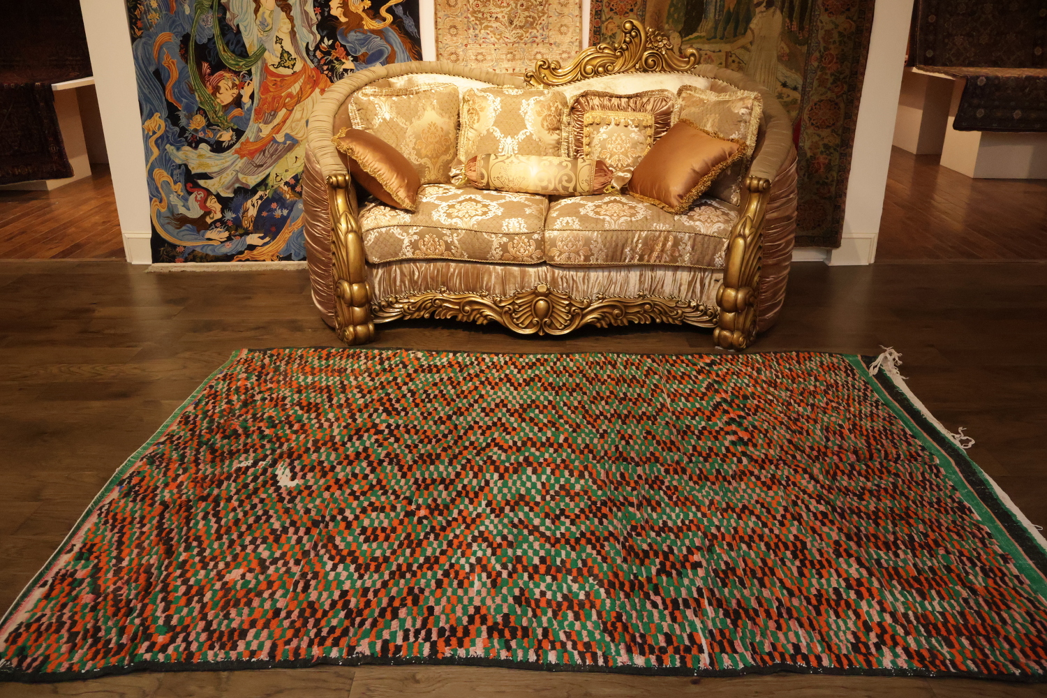 All-Over Geometric Moroccan Oriental Area Rug 6x9