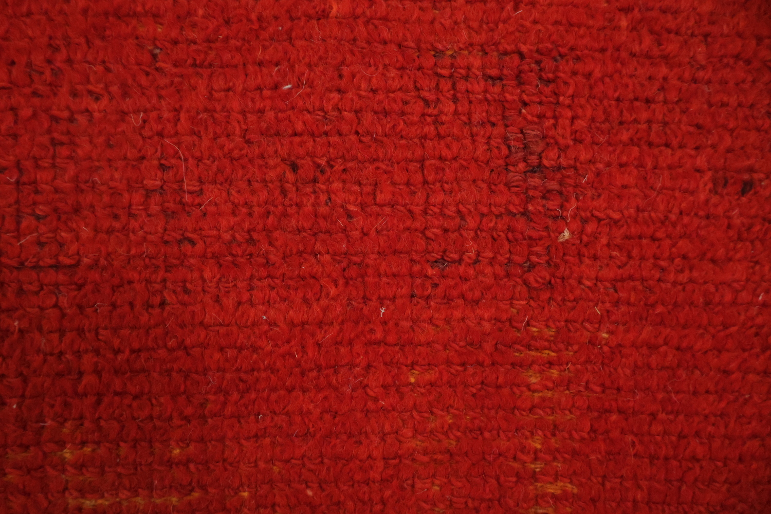 Red Wool Moroccan Oriental Runner Rug 3x11