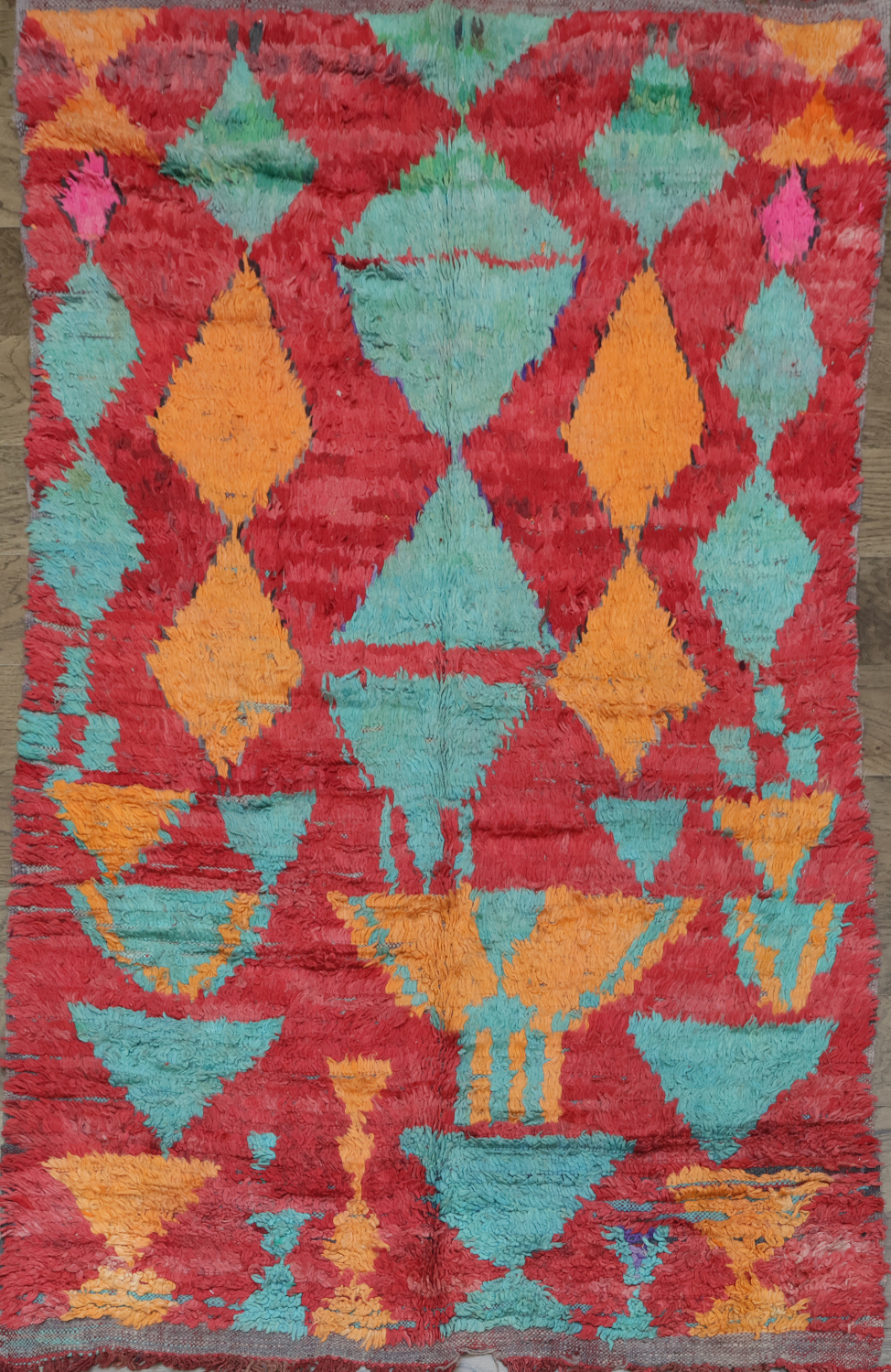 Tribal Geometric Moroccan Oriental Area Rug 5x7